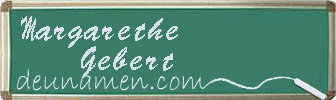 Margarethe Gebert Visitenkarte